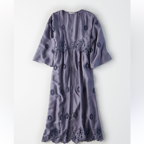 American eagle embroidered kimono - Picture 1 of 6